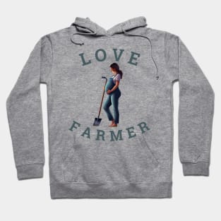 Love Farmer Surrogate Mother Mother's Day Gift Hoodie